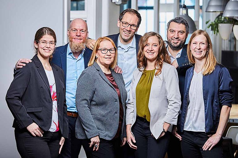 Das Team des Think Tank OWL Foto des Teams vom Think Tank OWL